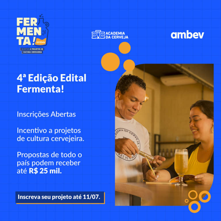 Programa Fermenta 2025 abre inscrições até 11 de julho