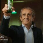 Alain Prost Brinda Ayrton Senna em campanha da Heineken