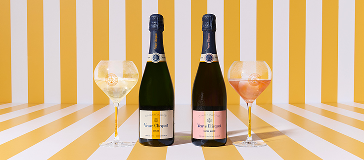 Veuve Clicquot Rich e Rich Rosé: Champagnes Perfeitos com Gelo