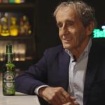 Alain Prost, no filme "The Toast", produzido pela Heineken