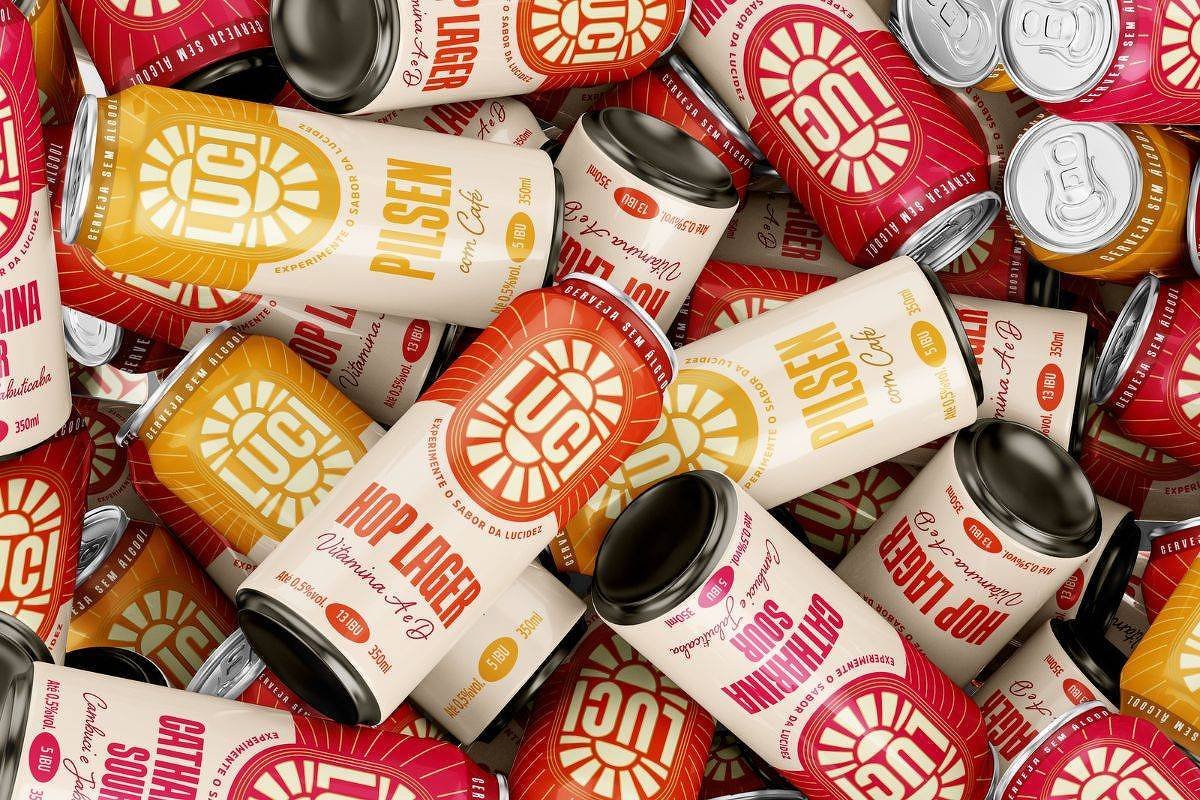 Conheça a Luci, nova marca de cerveja sem álcool com opções inovadoras