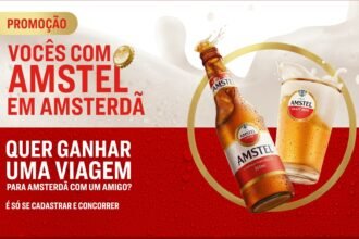 🍻 Promoção da Amstel leva você e um acompanhante para Amsterdã!