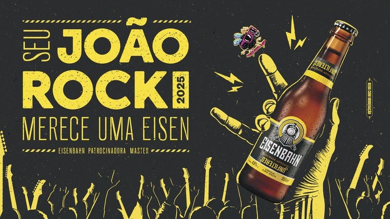 Eisenbahn leva consumidores ao João Rock 2025 com promoção especial