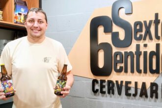 Cervejaria 6º Sentido mistura café e cerveja em rótulos artesanais