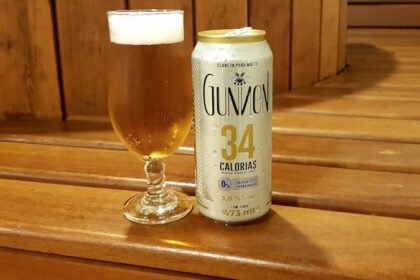 Gunnen low carb chega com lata que avisa quando está gelada