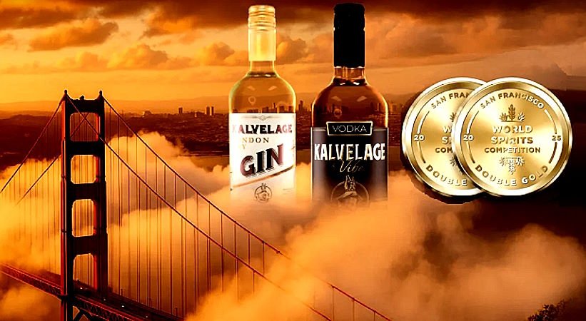 Vodka e gin catarinenses da Kalvelage ganham prêmio máximo nos EUA