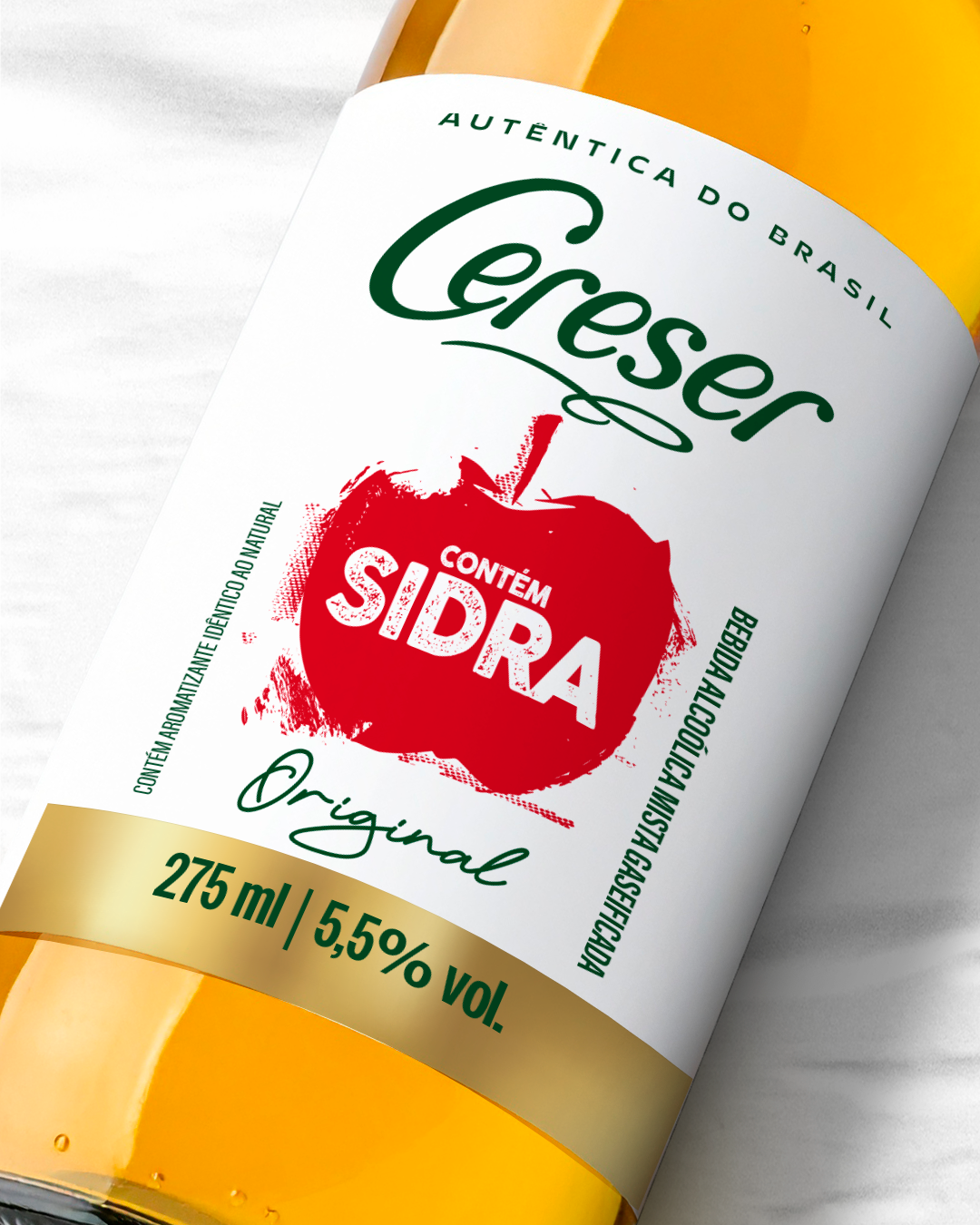 O-I Glass fornece garrafas para novas sidras da Cereser