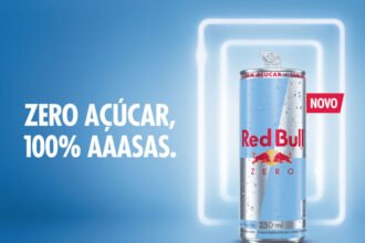 Red Bull lança nova versão do energético com zero açúcar e sabor idêntico ao original. Conheça o Red Bull Zero e o desafio no TikTok com atletas da marca.