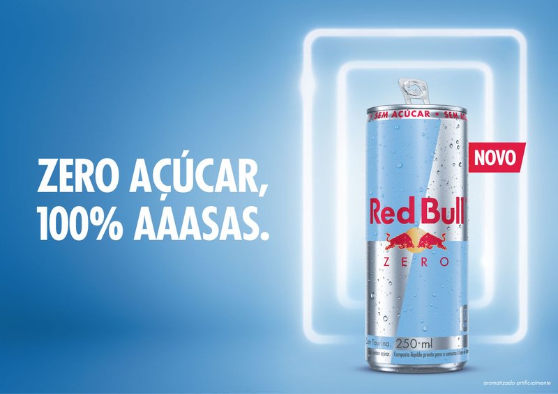 Red Bull lança nova versão do energético com zero açúcar e sabor idêntico ao original. Conheça o Red Bull Zero e o desafio no TikTok com atletas da marca.