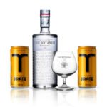 The Gin Flavors aposta em elegância com gin escocês, tônicas e taça de cristal no presente ideal para pais que amam bons drinks.