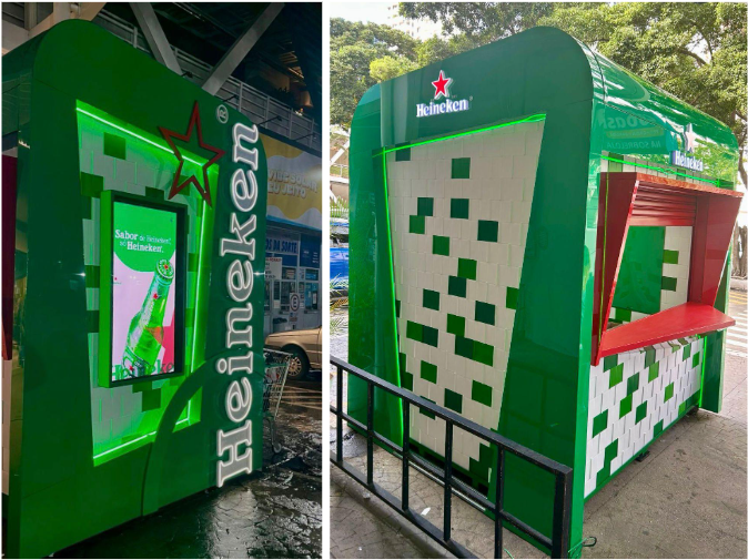 Grupo HEINEKEN inaugura Pop-Up Store sustentável no Pão de Açúcar em São Paulo, com design reciclado e foco em inovação e experiência do consumidor.
