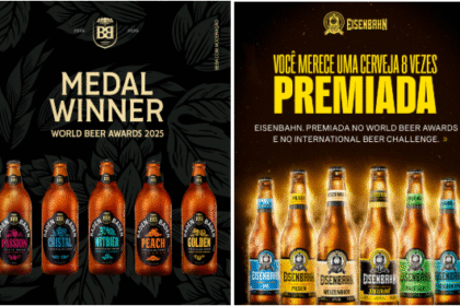 Baden Baden e Eisenbahn, do Grupo HEINEKEN, brilham no World Beer Awards e International Beer Challenge com 16 medalhas, incluindo três Country Winners.