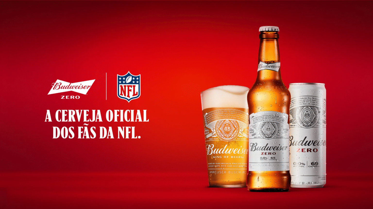 Budweiser reforça sua plataforma de esportes e mantém a parceria com a NFL no Brasil em 2025, oferecendo experiências únicas para os fãs da liga.