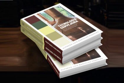 Livro de Alfredo Ferreira reúne ciência e prática sobre tecnologia cervejeira, com mais de 400 páginas para profissionais e entusiastas.