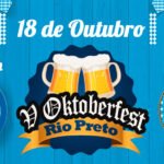 A V Oktoberfest Rio Preto acontece em 18 de outubro na Destilaria Gin Morrison com cervejas artesanais, comidas típicas alemãs, música e dança no melhor estilo bávaro.