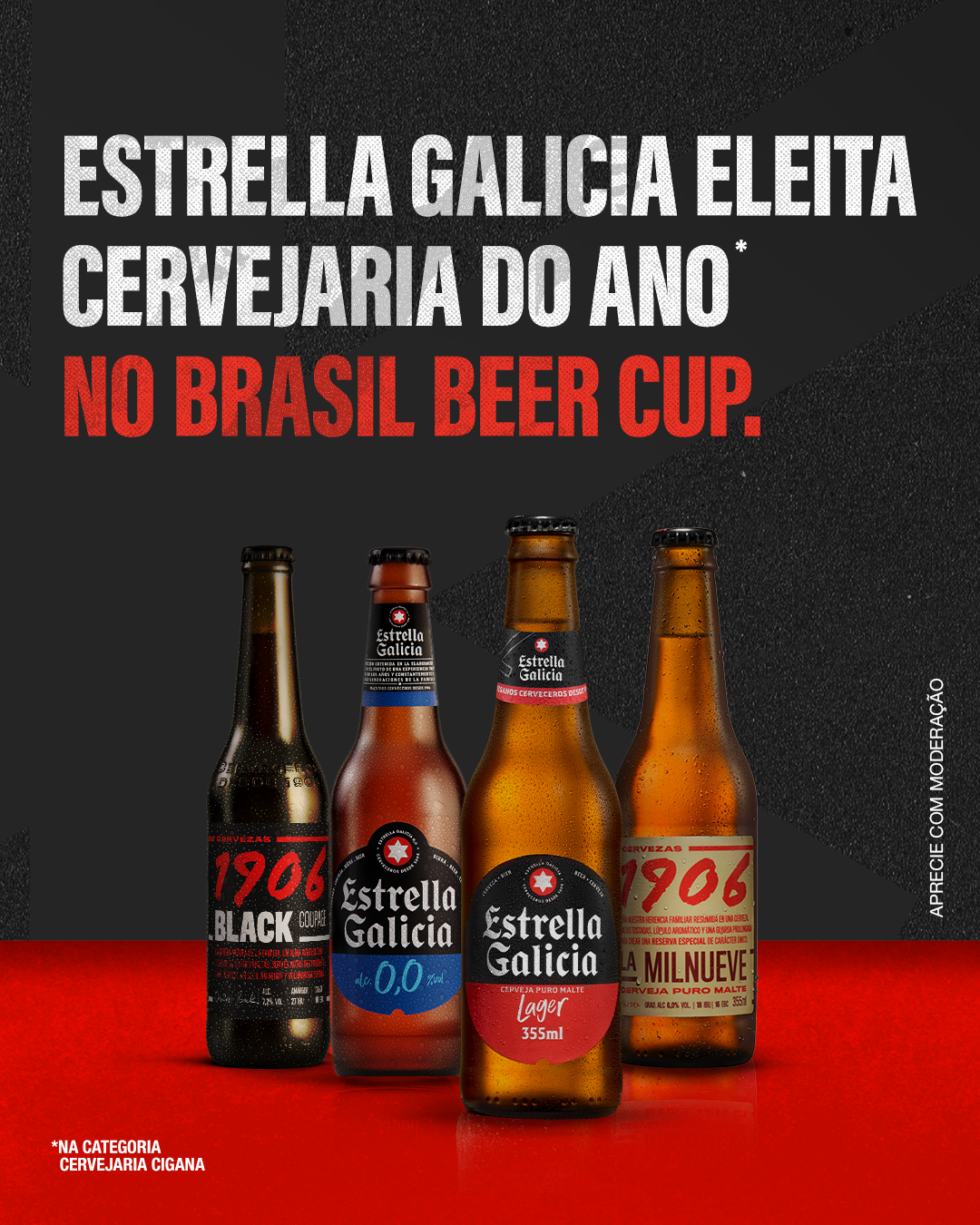 Therezópolis, Eisenbahn e Estrella Galicia conquistam 22 medalhas em premiações como WBA e Brasil Beer Cup, reforçando qualidade da Coca-Cola FEMSA.