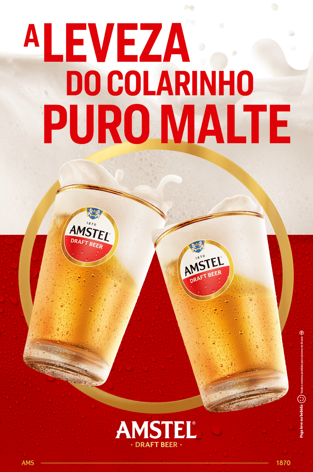 Projeto vencedor do Effie College cria selo de puro malte para Amstel Draft Beer e busca ampliar vendas durante a Libertadores 2026.