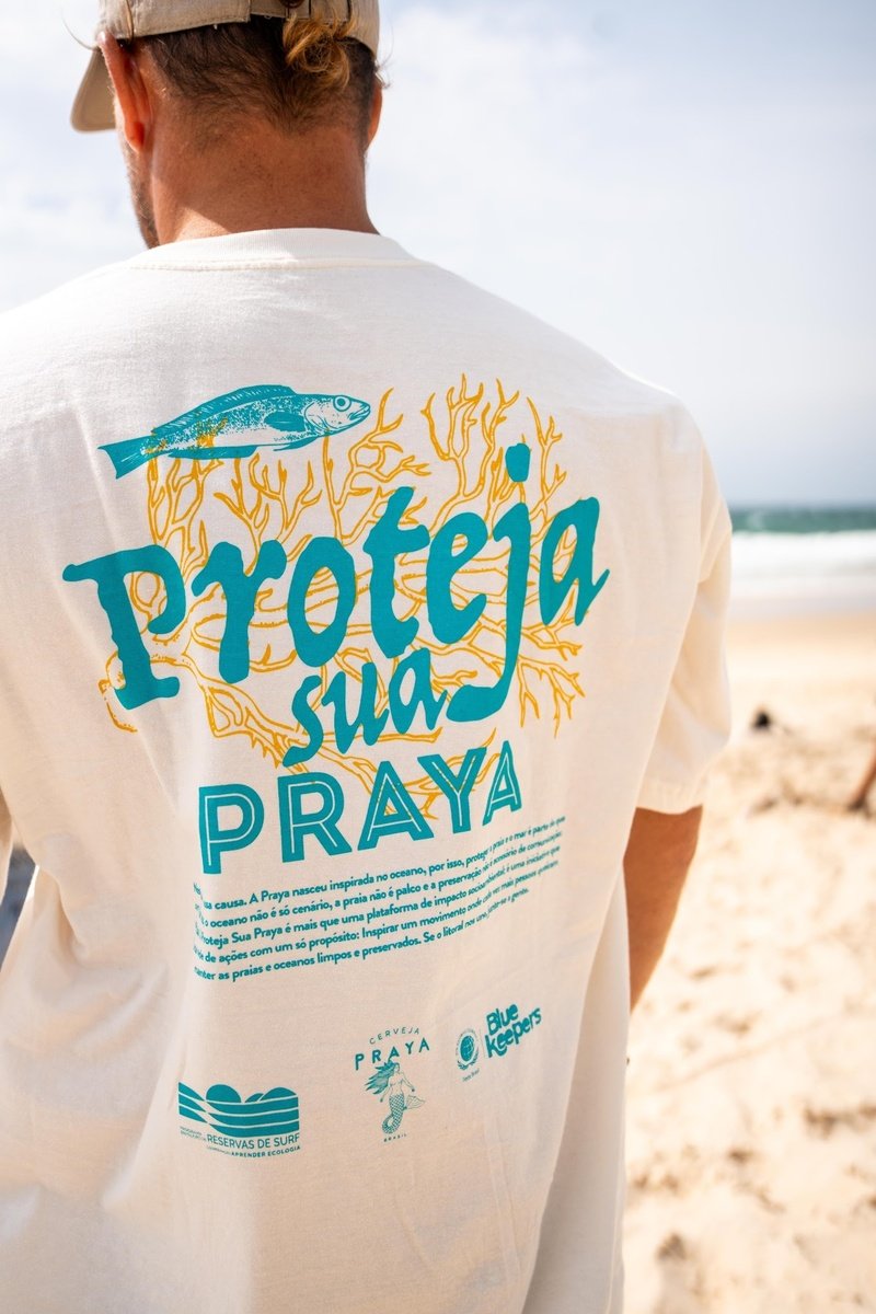 Cerveja Praya se torna a primeira patrocinadora do Programa Brasileiro de Reservas de Surf e relança o selo Proteja Sua Praya com foco em preservação.