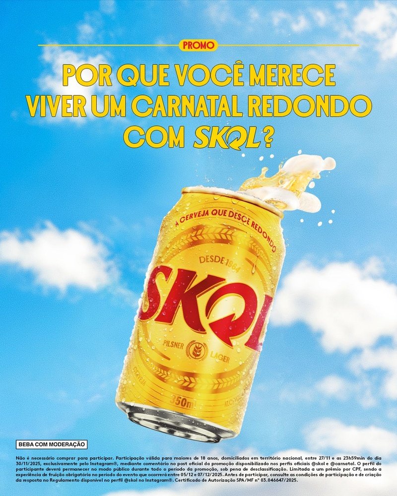 Skol retorna ao Carnatal 2025 com promoção exclusiva
