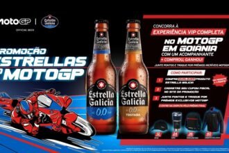 Estrella Galicia lança promoção no Brasil com brindes exclusivos e experiência VIP para a etapa do MotoGP em Goiânia. Saiba como participar.