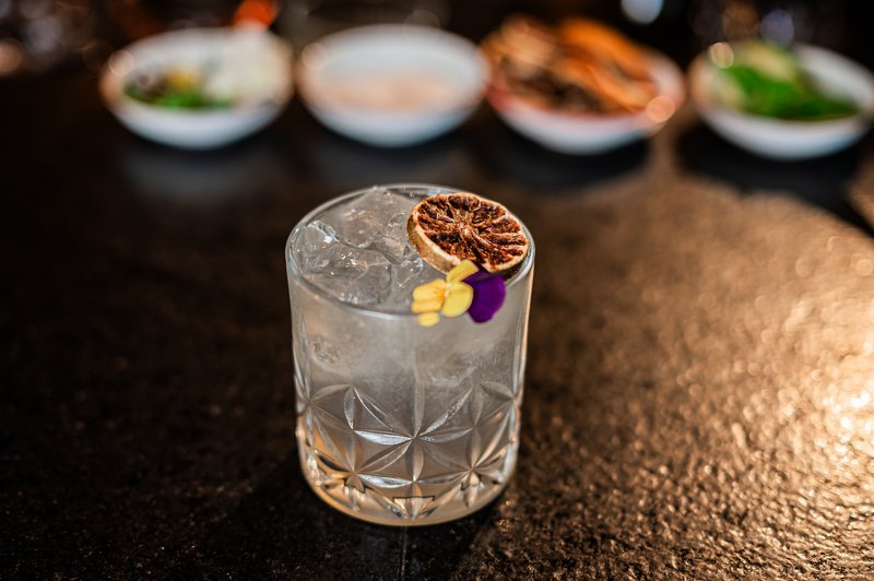 Coquetel de Lavanda e Limão