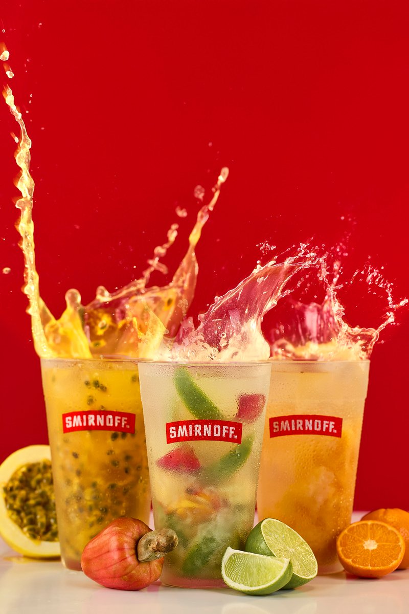 Smirnoff firma parceria com o Grupo Purgatório e leva caipiroskas exclusivas ao Festival de Verão de Salvador, com versões alcoólica e sem álcool.