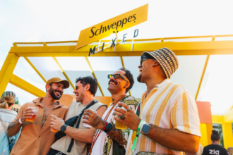 Foto: Divulgação. Ativação Schweppes Mixed no Bloco do Silva 2026.