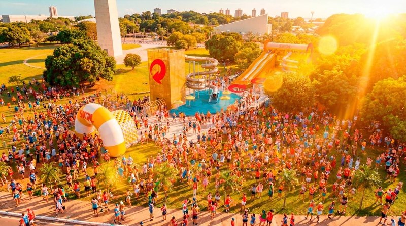 Skol cria parque aquático gratuito no Ibirapuera no Carnaval de SP