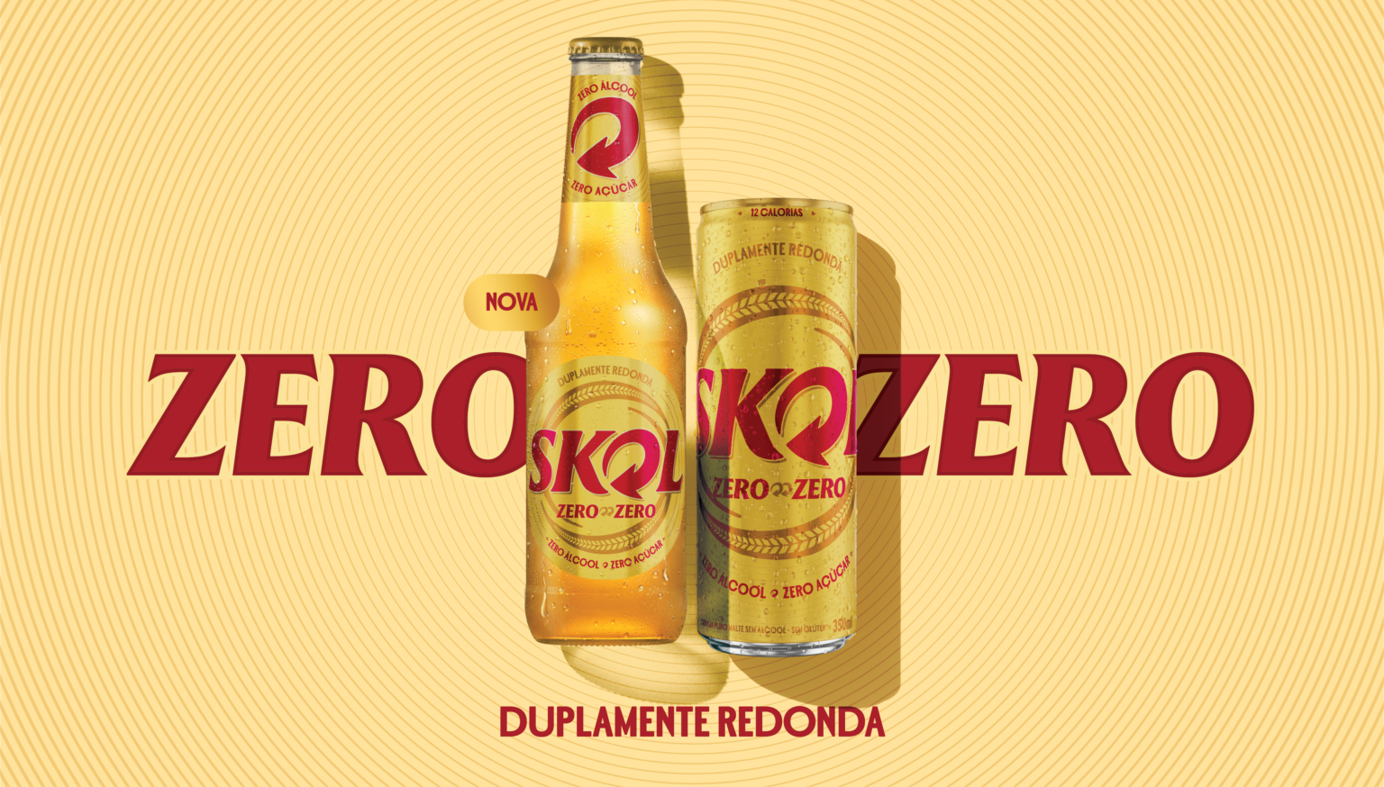 Skol Zero Zero chega ao mercado como a primeira cerveja zero álcool e zero açúcar do Brasil, com 12 calorias e lançamento no Carnaval de São Paulo.