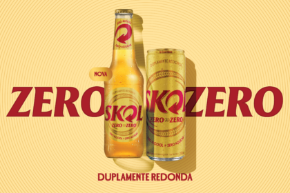 Skol Zero Zero chega ao mercado como a primeira cerveja zero álcool e zero açúcar do Brasil, com 12 calorias e lançamento no Carnaval de São Paulo.